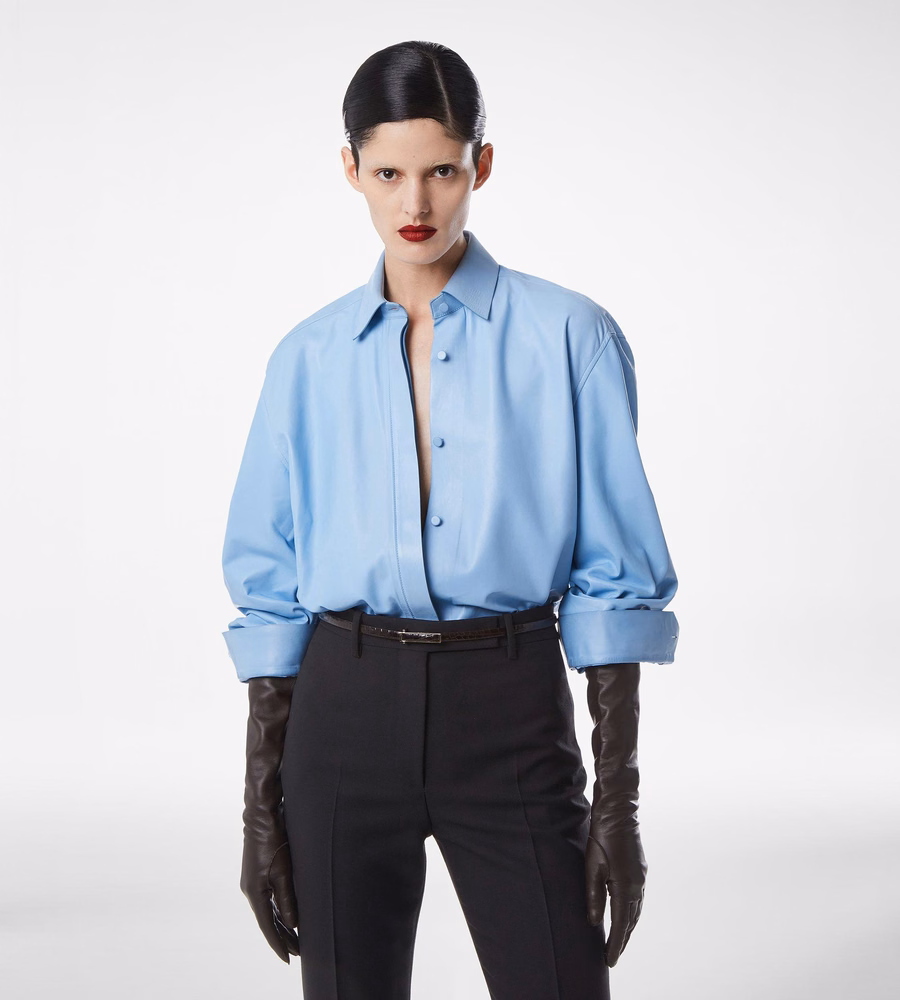 FRENCH PLONGE LEATHER SHIRT
