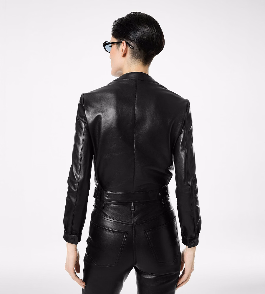 NAPPA LEATHER CARDIGAN JACKET