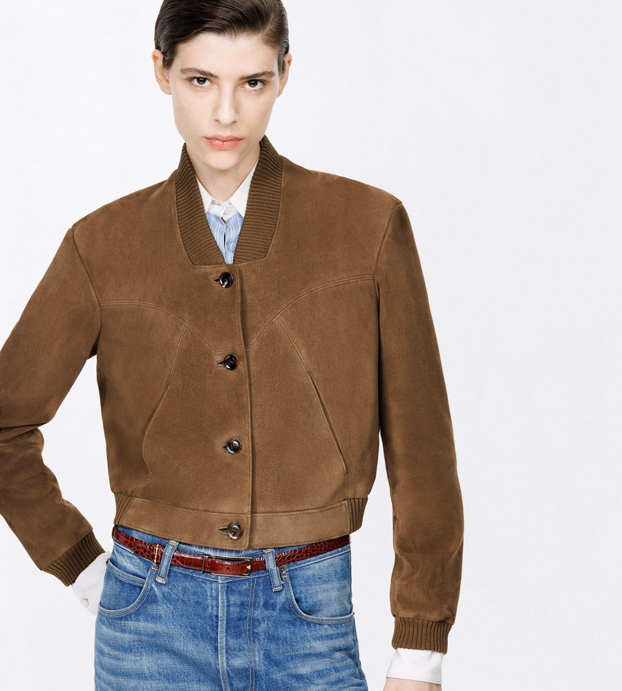 VELVET SUEDE RELAXED JACKET