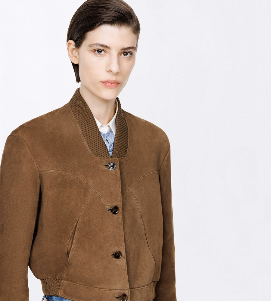 VELVET SUEDE RELAXED JACKET