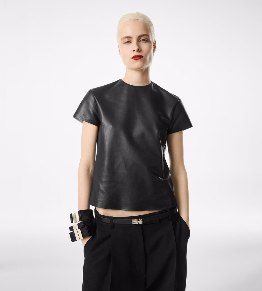 NAPPA LUX AND WASHED DUCHESSE T-SHIRT
