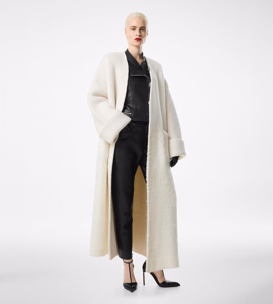 SCULPTURAL MAXI COAT
