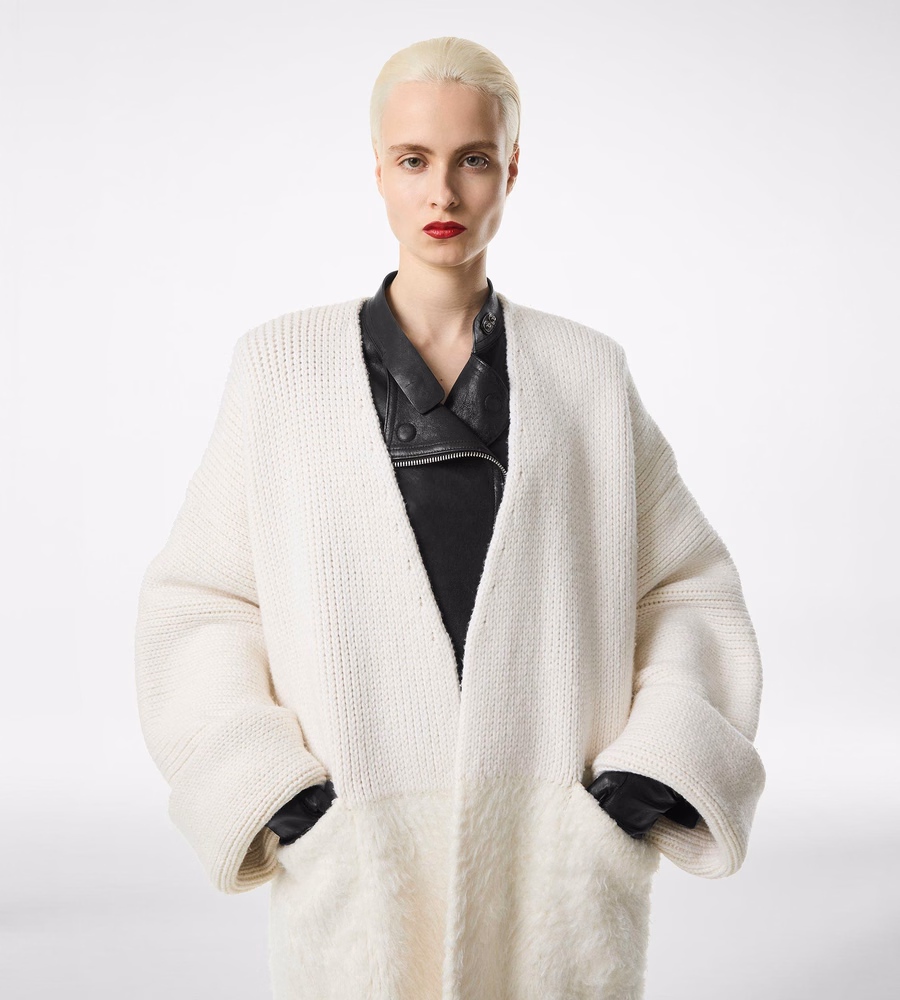 SCULPTURAL MAXI COAT