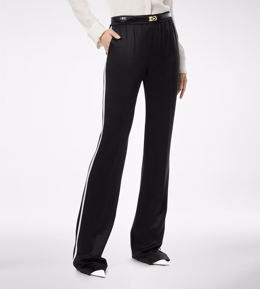 DOUBLE SILK SATIN JOGGERS