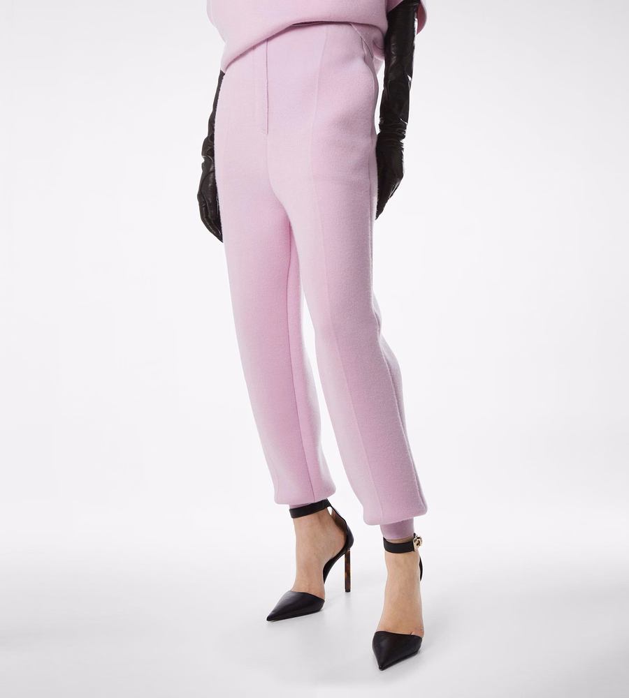 ULTRAFINE CASHMERE BLEND SCULPTURAL JOGGERS