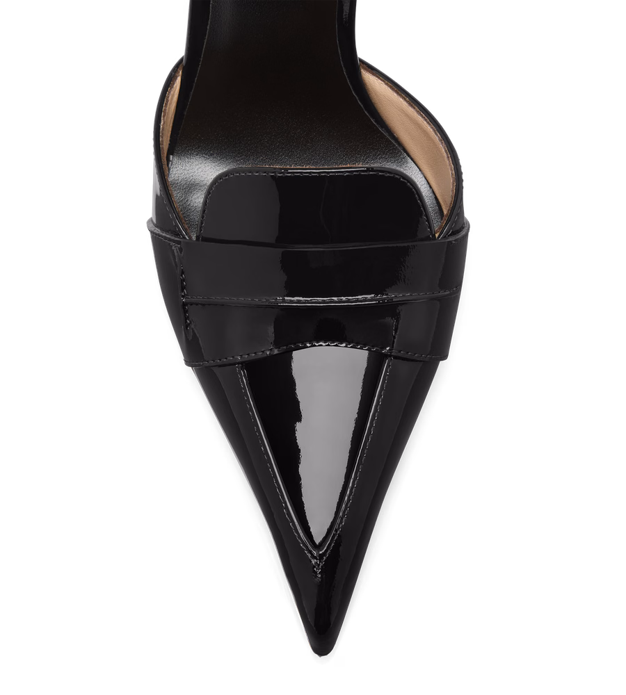 PATENT LEATHER EVA D'ORSAY PUMP