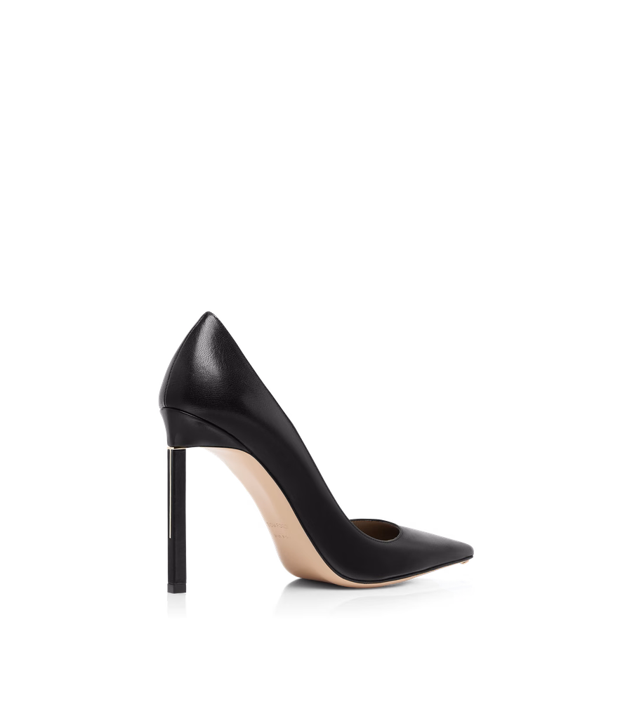 SHINY LEATHER T PUMP