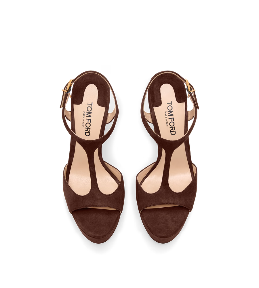SUEDE LEATHER ANGELINA PLATFORM SANDAL