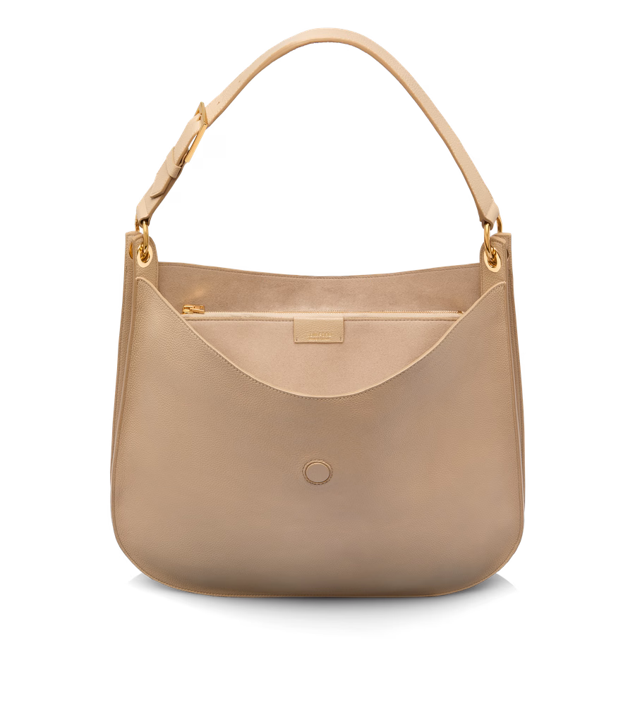 GRAIN LEATHER TARA LARGE CROSSBODY