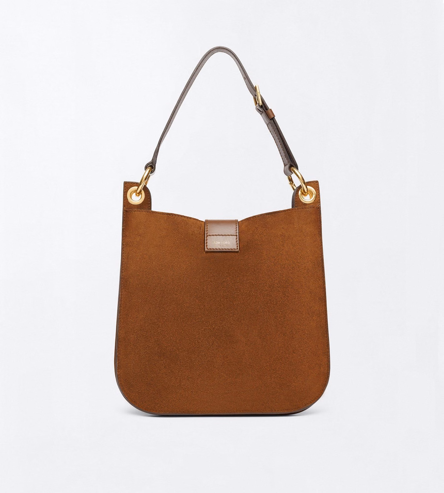 SUEDE LEATHER AND SMOOTH LEATHER TARA SMALL CROSSBODY
