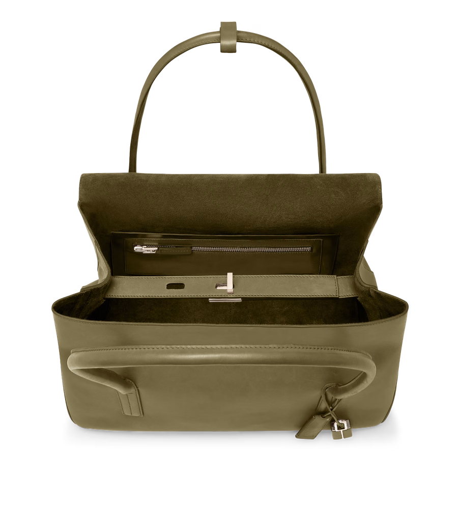 NATURAL LEATHER ECLIPSE LARGE SHOULDER BAG