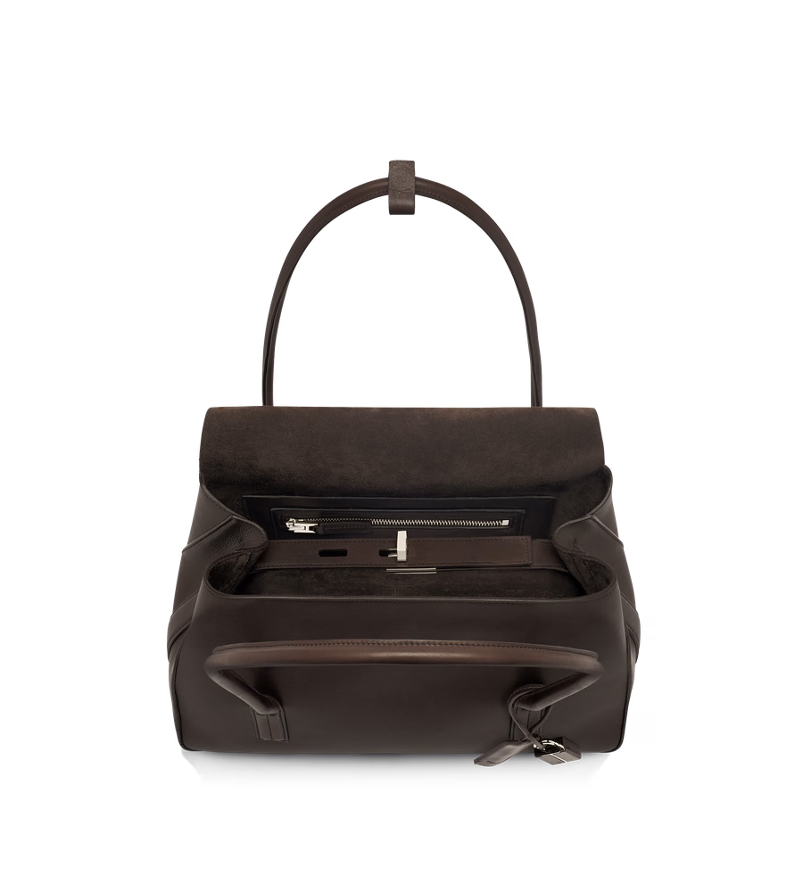 NATURAL LEATHER ECLIPSE MEDIUM SHOULDER BAG