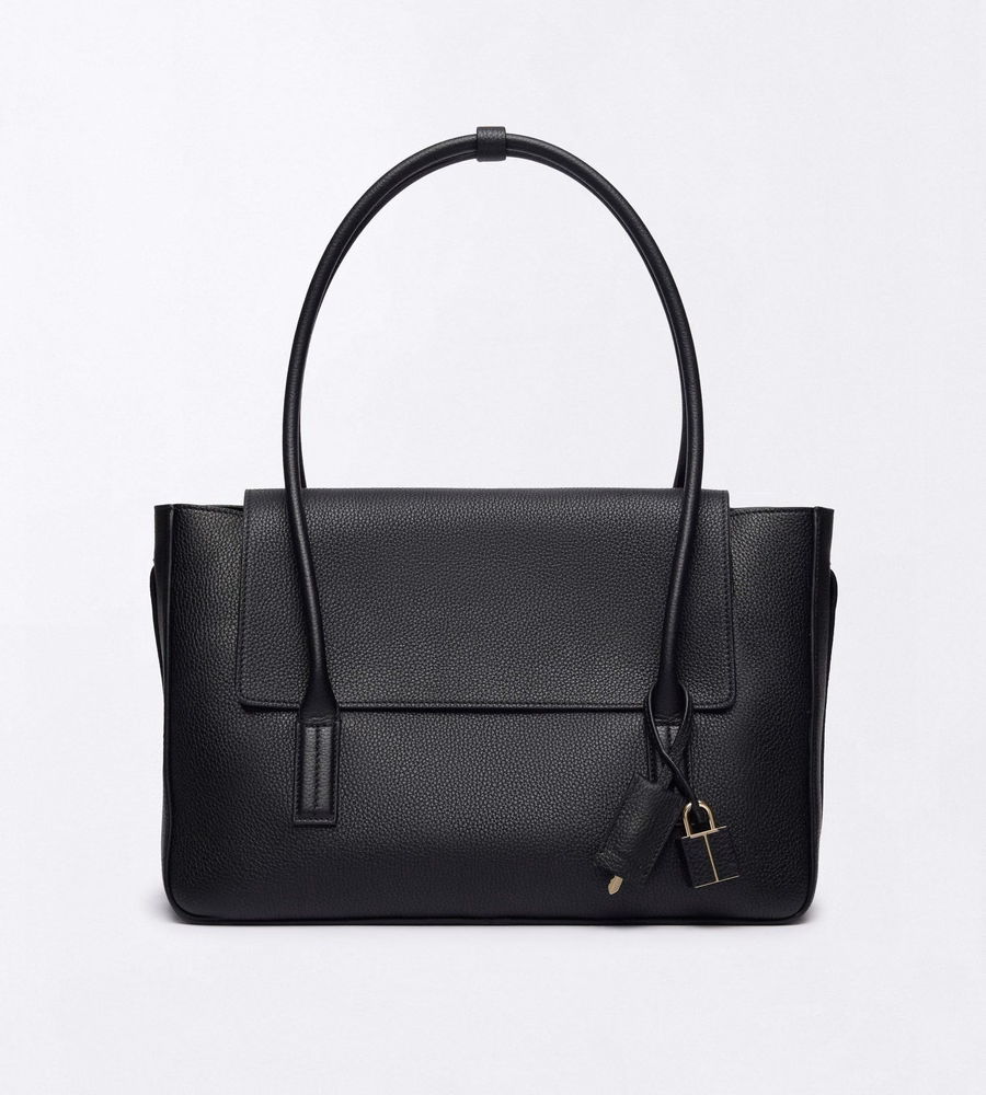 GRAIN LEATHER ECLIPSE MEDIUM SHOULDER BAG