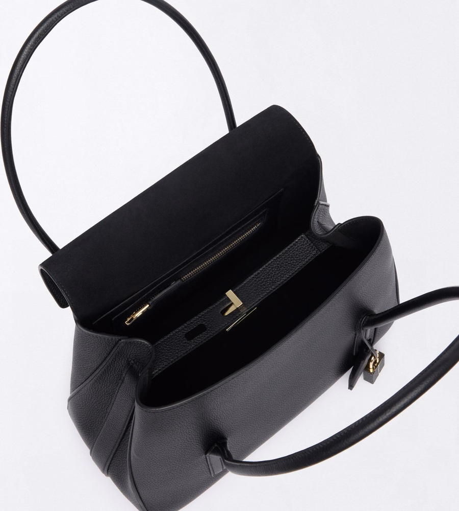 GRAIN LEATHER ECLIPSE MEDIUM SHOULDER BAG