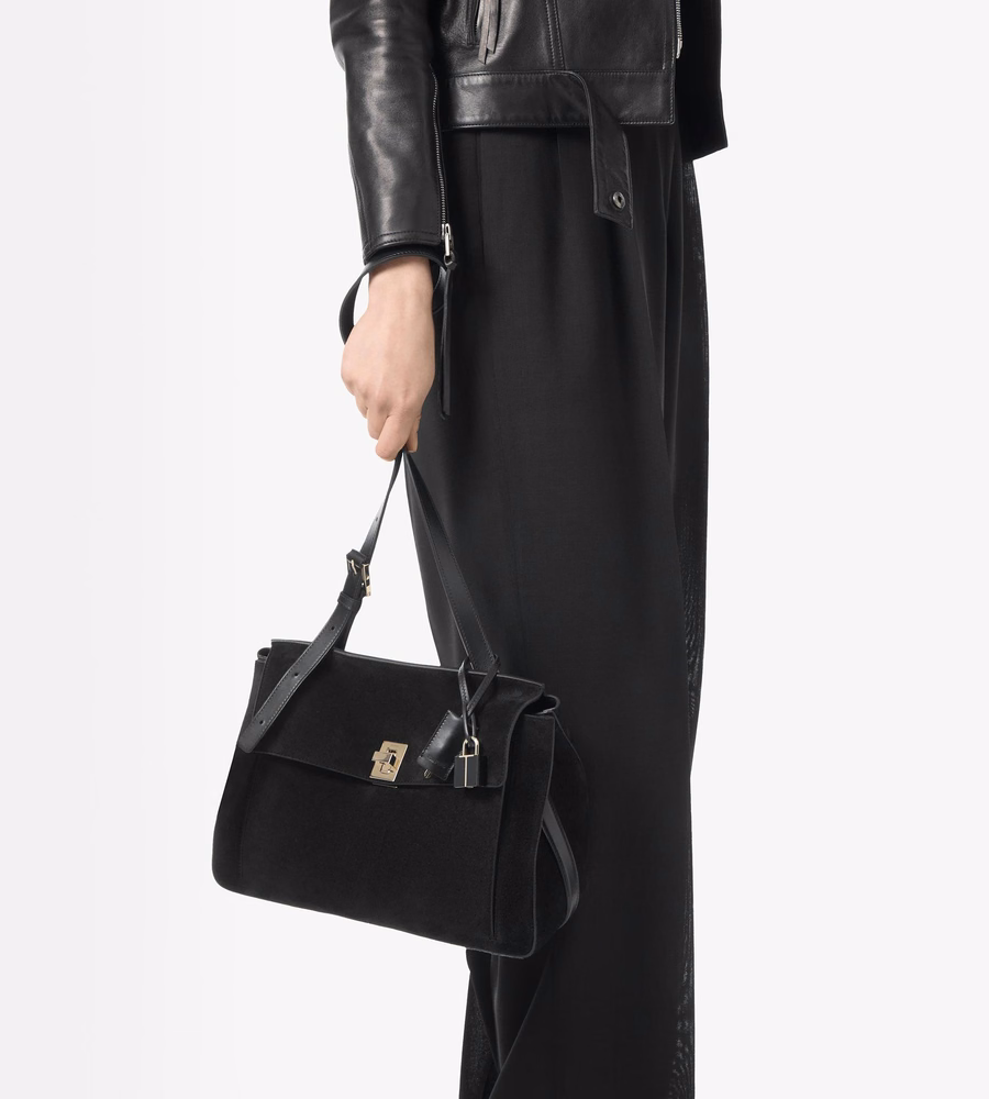 SUEDE LEATHER MEDIUM BESACE