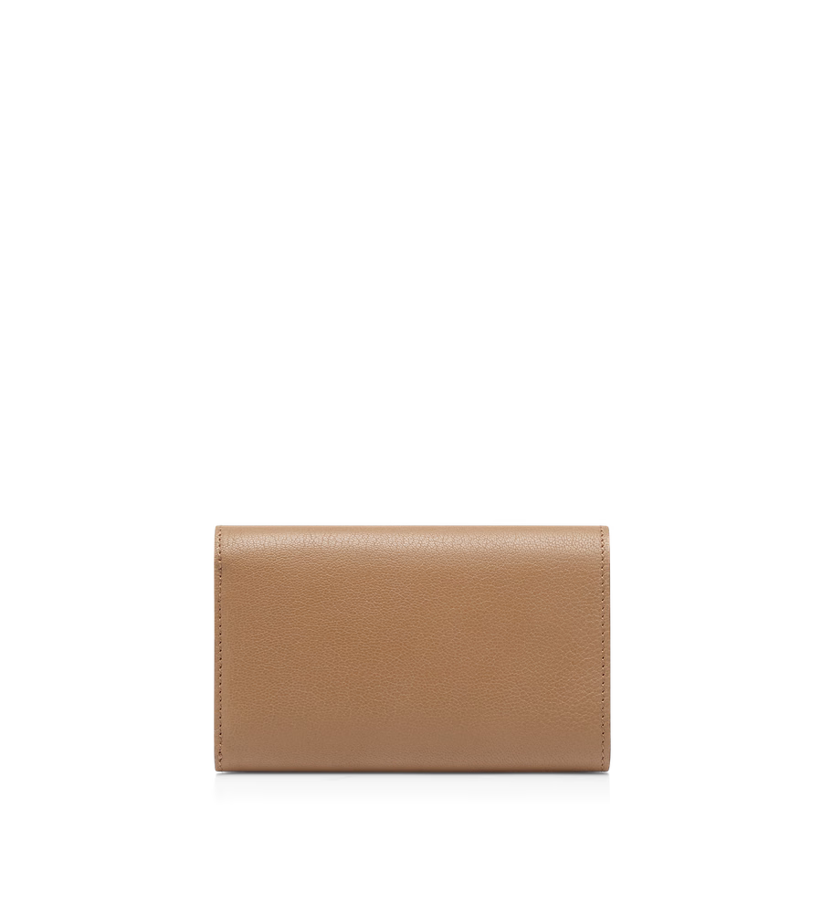 SUPPLE GRAIN LEATHER AUBE COMPACT WALLET