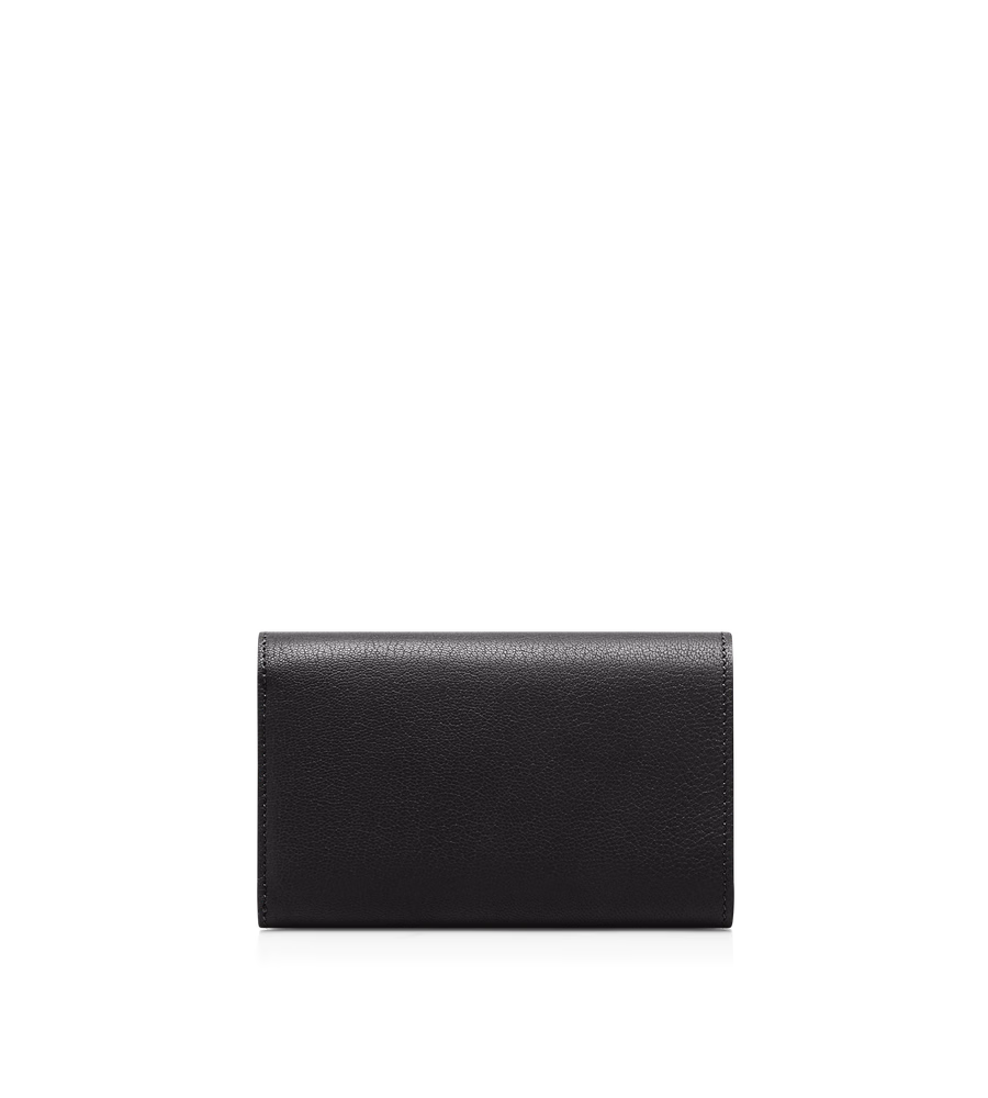 SUPPLE GRAIN LEATHER AUBE COMPACT WALLET