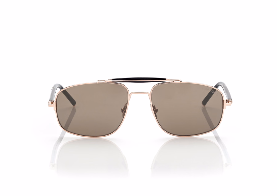 TITANIUM AND HORN NAVIGATOR SUNGLASSES