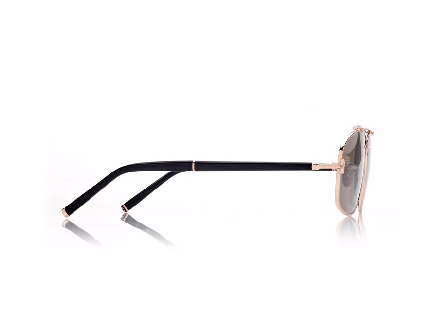 TITANIUM AND HORN NAVIGATOR SUNGLASSES