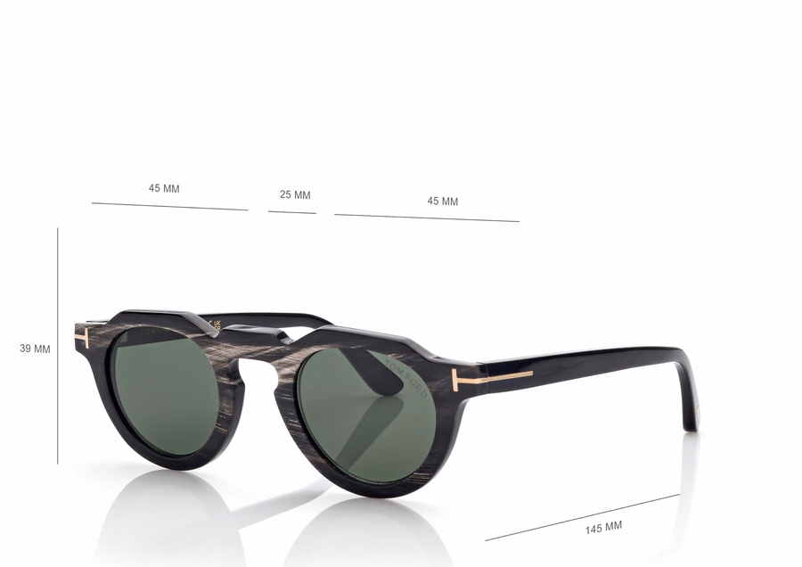 ROUND HORN SUNGLASSES
