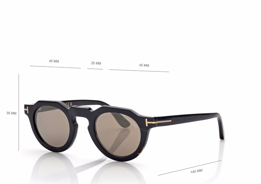 ROUND HORN SUNGLASSES