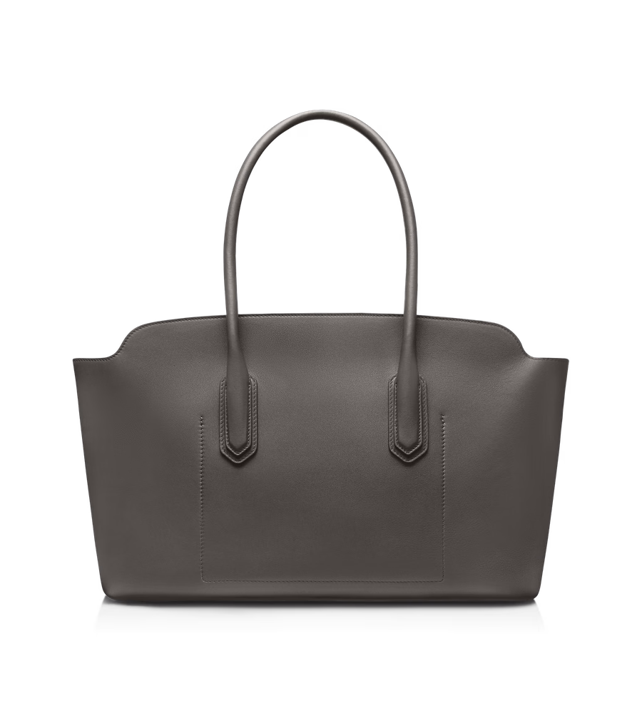 NATURAL GRAIN LEATHER ALEXANDER LARGE SHOULDER BAG