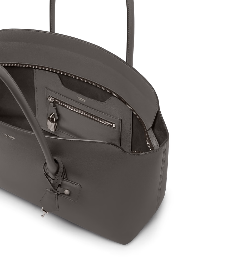 NATURAL GRAIN LEATHER ALEXANDER LARGE SHOULDER BAG