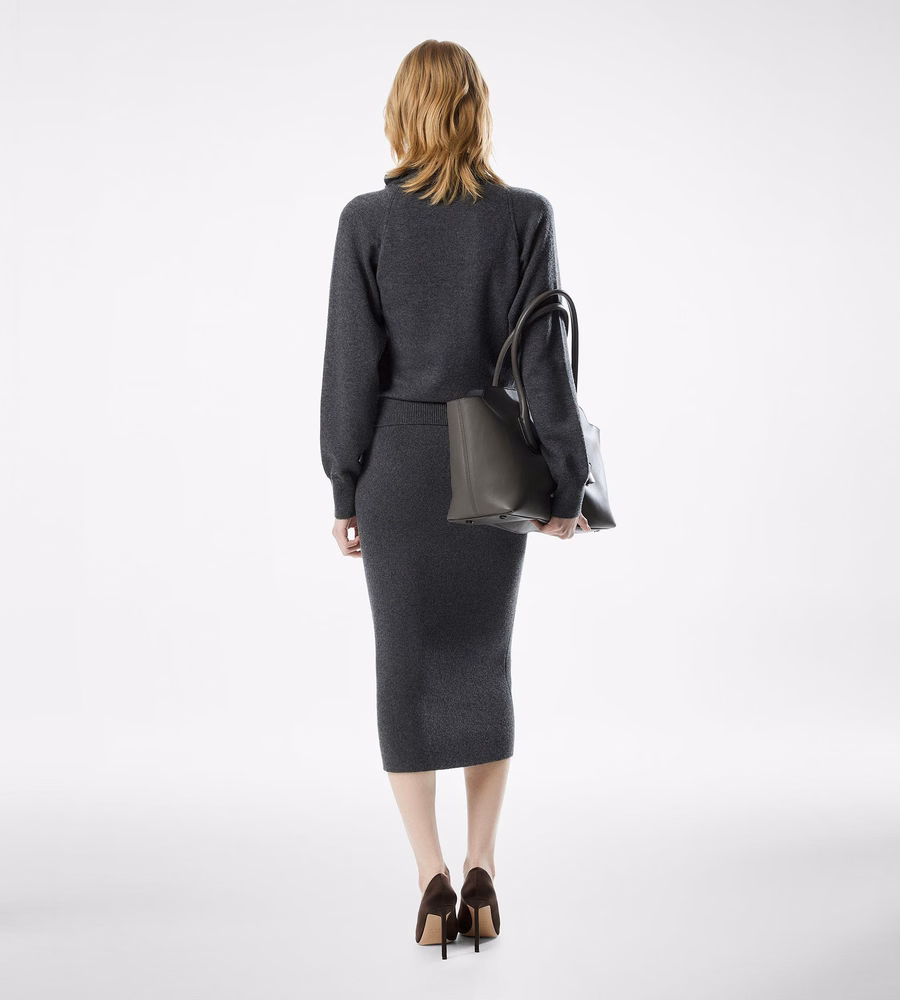 NATURAL GRAIN LEATHER ALEXANDER LARGE SHOULDER BAG