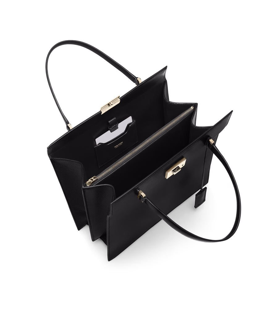 SUPPLE GRAIN LEATHER JEAN TOP HANDLE