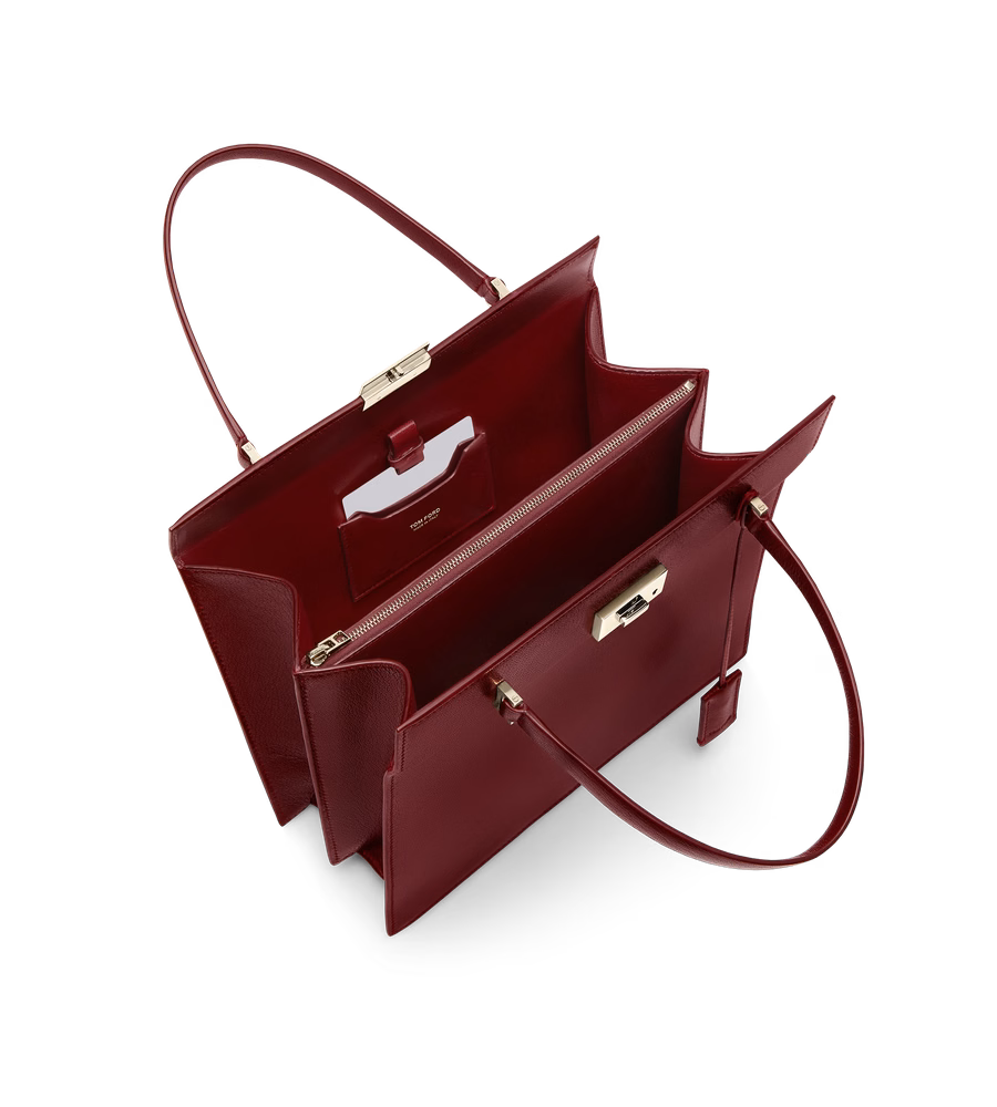 SUPPLE GRAIN LEATHER JEAN TOP HANDLE