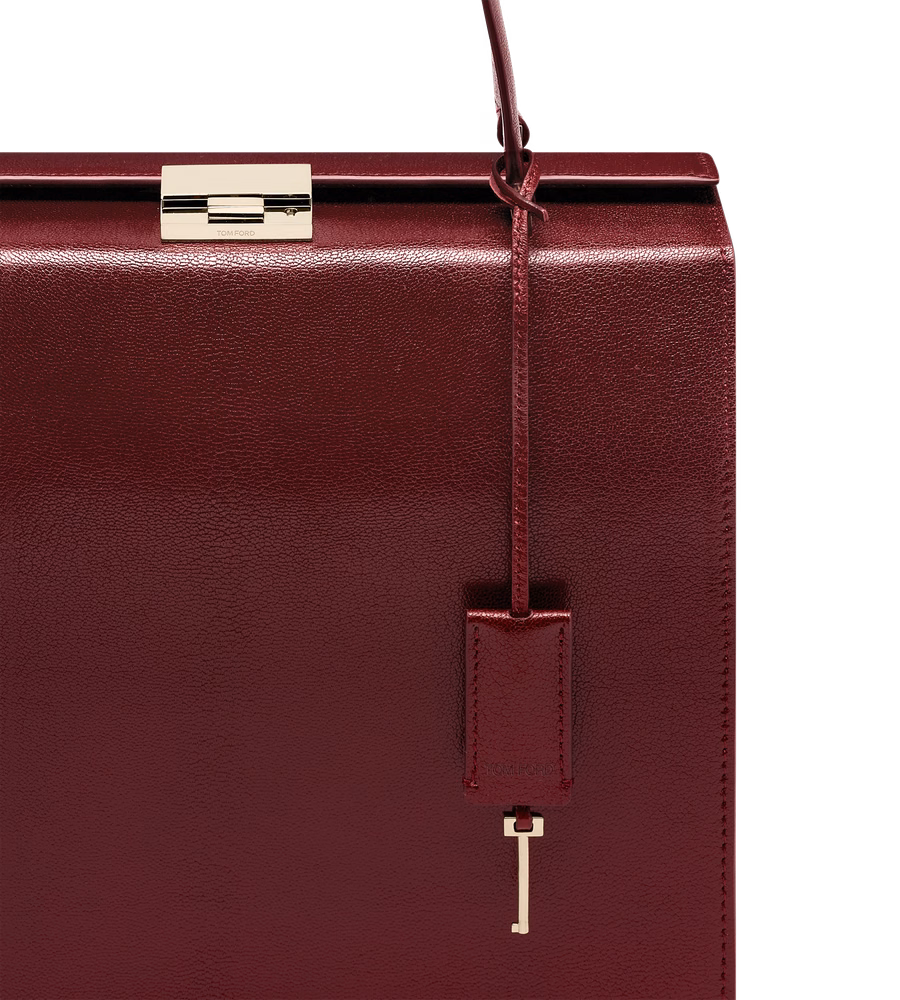 SUPPLE GRAIN LEATHER JEAN TOP HANDLE