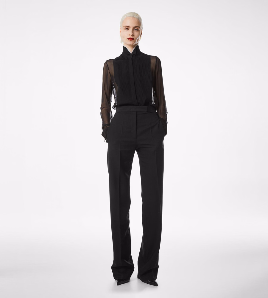 SILK CHIFFON SHIRT
