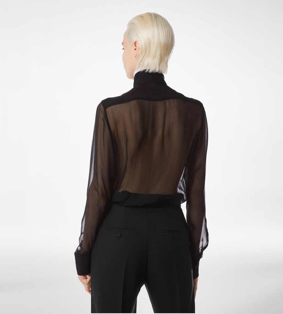 SILK CHIFFON SHIRT