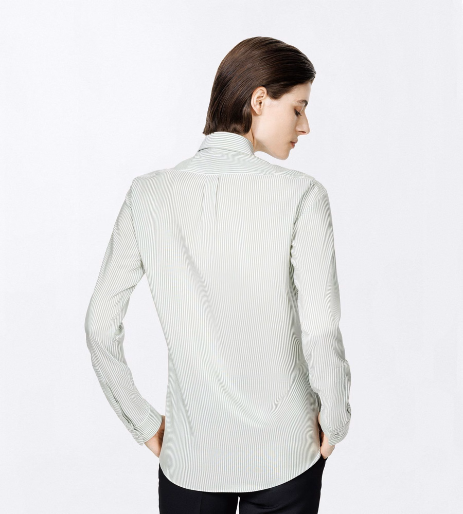 STRIPED SILK SHIRT