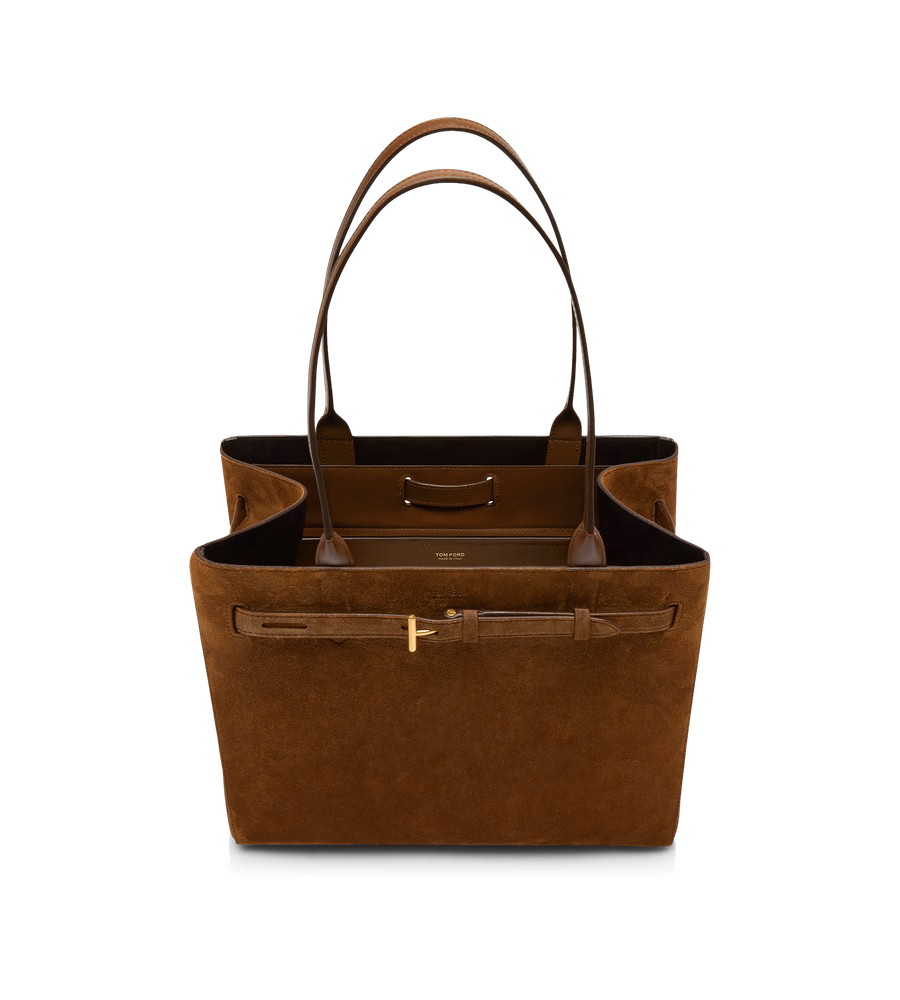 SUEDE LEATHER AUDREY MEDIUM TOTE