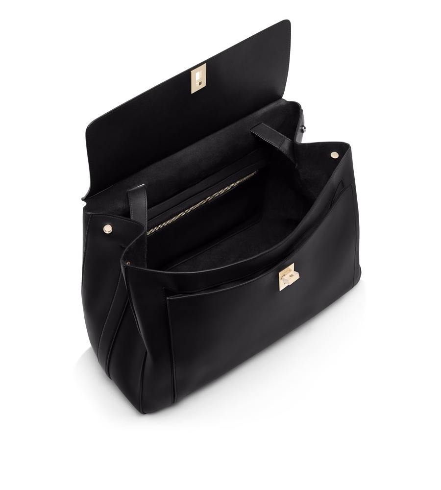 NATURAL LEATHER LARGE BESACE